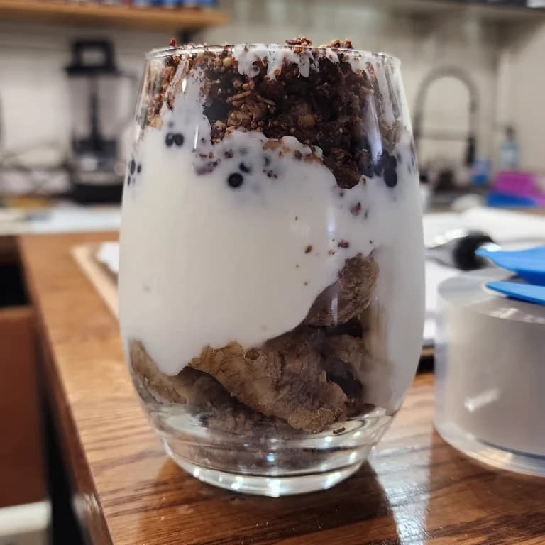 A breakfast bowl prepared at Anchor Point Cafe